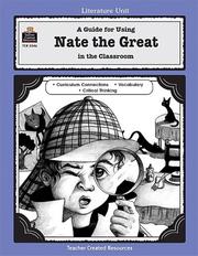 Cover of: A Guide for Using Nate the Great in the Classroom