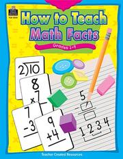 Cover of: How to Teach Math Facts