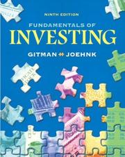 Cover of: Fundamentals of Investing (9th Edition) (Addison-Wesley Series in Finance)