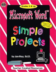 Cover of: Microsoft Word Simple Projects