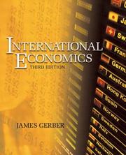 Cover of: International Economics (3rd Edition) (Addison-Wesley Series in Economics)