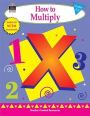 Cover of: How to Multiply, Grades 2-3