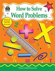 Cover of: How to Solve Word Problems, Grades 4-5