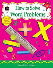 Cover of: How to Solve Word Problems, Grades 6-8