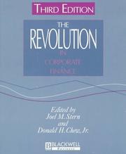 Cover of: The revolution in corporate finance