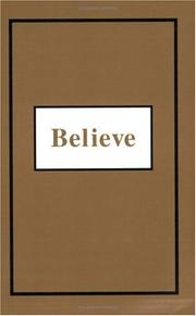 Cover of: Believe | Dayle Schear