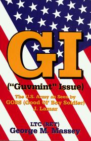 Cover of: GI (Guvmint issue) | George M. Massey