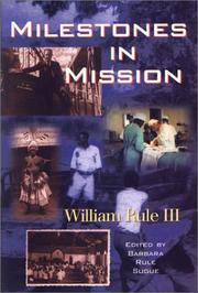 Cover of: Milestones in mission