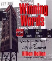 Cover of: Winning words | Hilton Holton