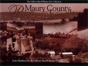Cover of: Maury County remembered: the Gilbert MacWilliams Orr Collection