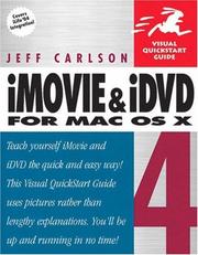 Cover of: iMovie 4 & iDVD 4 for Mac OS X by Jeff Carlson