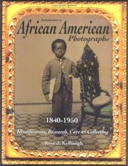 Cover of: Introduction to African American Photographs: 1840-1950: Identification, Research, Care & Collecting