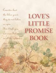 Cover of: Love's little promise book.