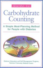 Cover of: Guide to Carbohydrate Counting by Fairview Health Services, Fairview Health Services