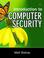 Cover of: Introduction to Computer Security