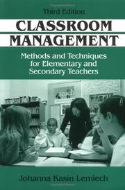 Classroom management by Johanna Kasin Lemlech