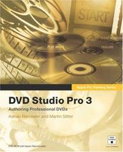 Cover of: DVD studio pro 3 by Adrian Ramseier