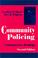 Cover of: Community policing