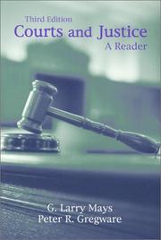 Front cover of Courts and Justice by Unknown
