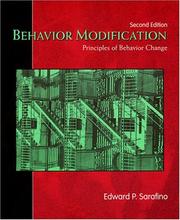 Cover of: Behavior Modification by Edward P. Sarafino