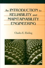 Cover of: Introduction to Reliability and Maintainability Engineering by Charles E. Ebeling