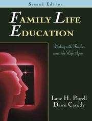 Cover of: Family Life Education: Working With Families Across the Life Span