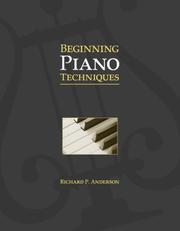 Cover of: Beginning Piano Techniques