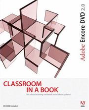 Cover of: Adobe Encore DVD 2.0 Classroom in a Book