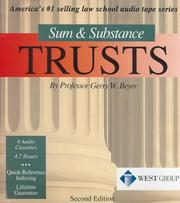 Cover of: Trusts (Sum & Substance)