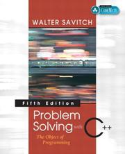 Cover of: Problem Solving with C++ by Walter Savitch, Walter Savitch