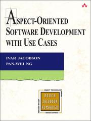 Cover of: Aspect-Oriented Software Development with Use Cases (The Addison-Wesley Object Technology Series) by Ivar Jacobson, Pan-Wei Ng