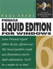 Cover of: Pinnacle Liquid edition 6 for Windows