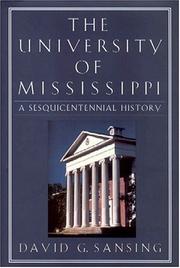 Cover of: The University of Mississippi: a sesquicentennial history