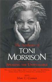 Cover of: The aesthetics of Toni Morrison: speaking the unspeakable