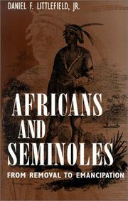 Africans and Seminoles by Daniel F. Littlefield