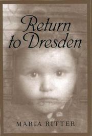Cover of: Return to Dresden by Maria Ritter