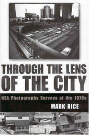 Cover of: Through the lens of the city: NEA photography surveys of the 1970s