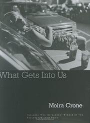 Cover of: What gets into us