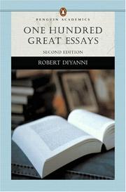 Cover of: One hundred great essays -- second edition