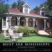 Cover of: Must See Mississippi: 50 Favorite Places