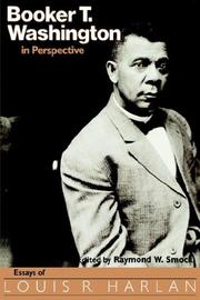Cover of: Booker T. Washington in Perspective by Raymond W. Smock