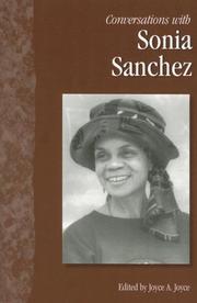 Cover of: Conversations With Sonia Sanchez (Literary Conversations Series) by Joyce A. Joyce