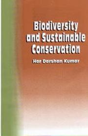 Cover of: Biodiversity and Sustainable Conservation