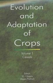 Cover of: Evolution and adaptation of cereal crops