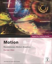 Cover of: Apple Pro Training Series: Motion (Apple Pro Training)
