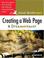 Cover of: Creating a Web Page in Dreamweaver