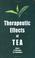 Cover of: Therapeutic effects of tea