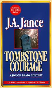 Cover of: Tombstone Courage (Joanna Brady Mysteries (Audio)) by J. A. Jance