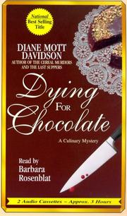 Cover of: Dying for Chocolate (Culinary Mysteries) by Diane Mott Davidson