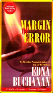 Cover of: Margin of Error by Edna Buchanan